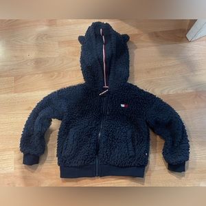 Tommy Hilfiger Sherpa teddy toddler zip up jacket